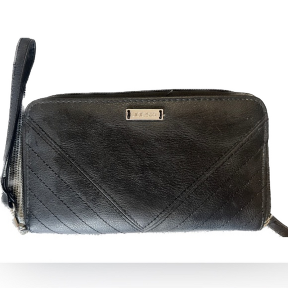 Handbags - Joe’s zip-around women’s black wallet wristlet credit cards coins